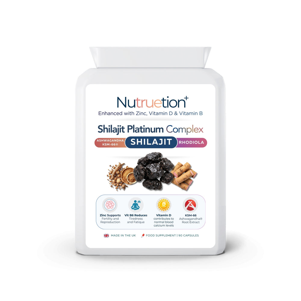 Shilajit Platinum Complex - High Strength with Ashwagandha KSM-66 & Rhodiola Rosea