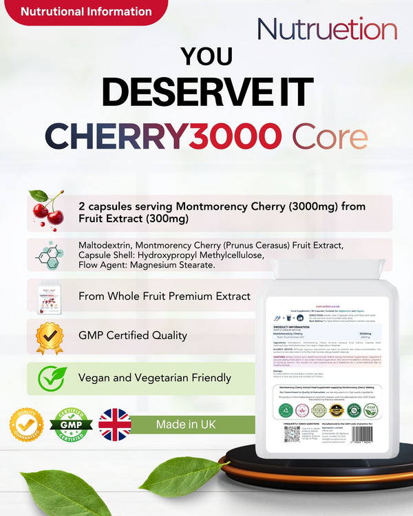 Montmorency Cherry 3000 Core+ | BRCGS Grade AA Certified