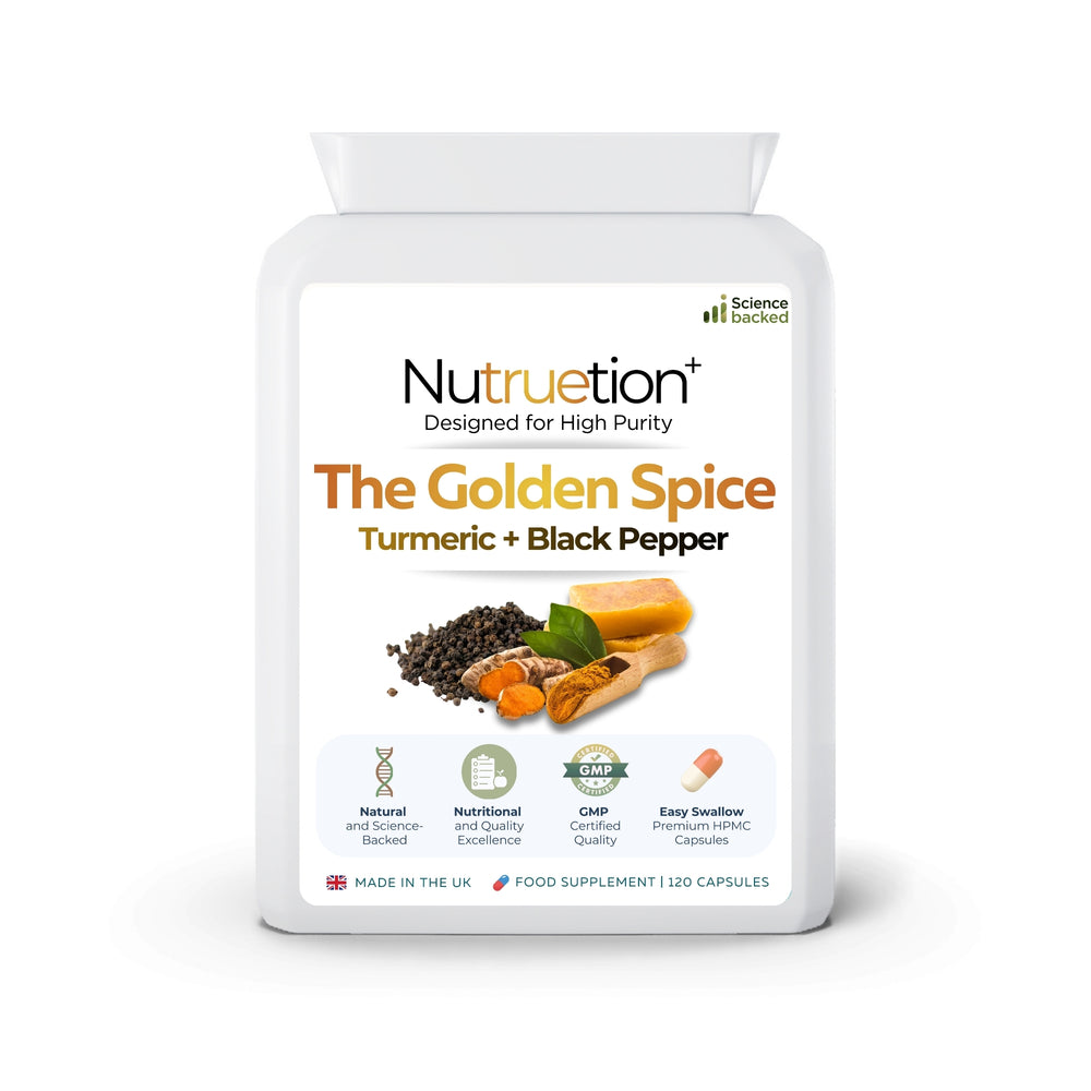 Turmeric and Black Pepper Golden Spice | High Strength Curcumin