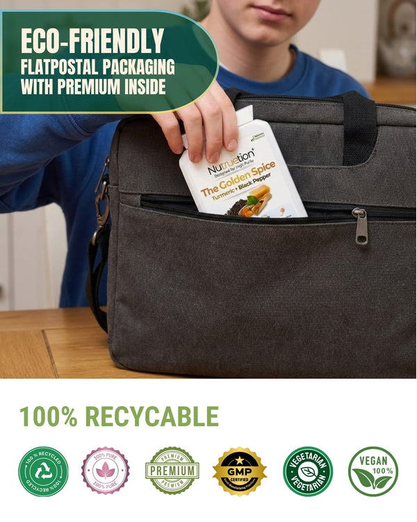 Turmeric and Black Pepper Golden Spice | High Strength Curcumin