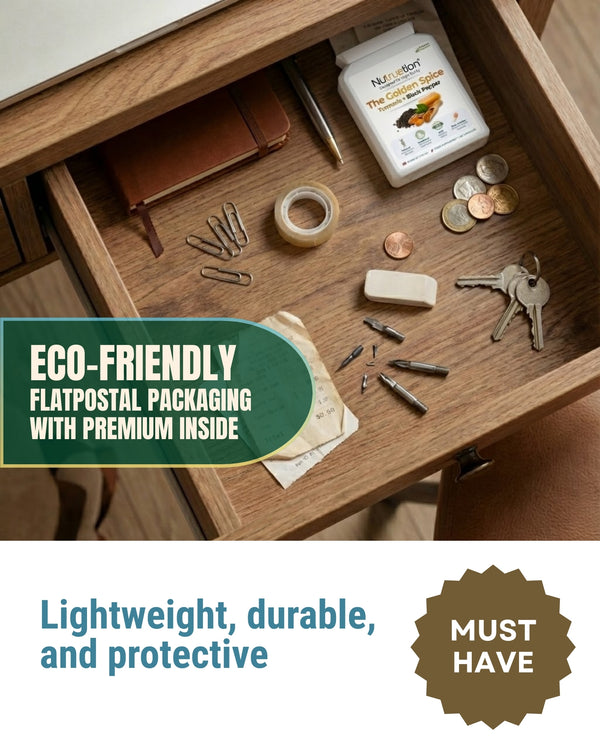 Turmeric and Black Pepper Golden Spice | High Strength Curcumin