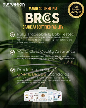 Nutruetion NAC 600mg Capsules | High Purity N-Acetyl-Cysteine | 120 Vegan Capsules | Amino Acid Supplement | UK Made